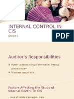 Internal Control in Cis