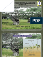 Envejecimiento, Absición y Muerte Plantas