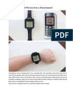 Turn An Old Cell Phone Into A Smartwatch