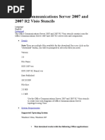 Office Communications Server 2007 and 2007 R2 Visio Stencils