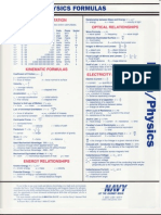 Math and Physics Formulas