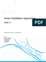 GMS - Driver Installation Appendices