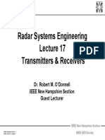 Radar 2009 A - 17 Transmitters and Receivers