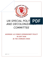 Un Special Political and Decolonization Committee