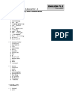 Progress Test Files 1-5 Answer Key A Grammar, Vocabulary, and Pronunciation