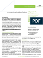 Neuraxial Anaesthesia Complications