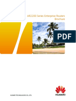 HUAWEI AR2200 Series Enterprise Routers Datasheet PDF