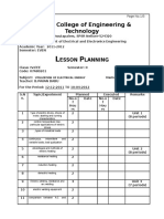 Uee Lesson Plan