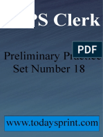 Public - Images - Epapers - 6229 - IBPS Clerk Preliminary Practice Question Paper 18 PDF