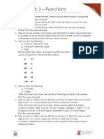 Assignment 3 - Functions