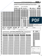 Lsat Bubble Sheet PDF