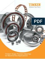 Timken Rodamientos Alta Precision Maquinaria Catalogo PDF