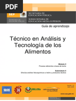 Analisis y Tecnologia de Los Alimentos m2 s2