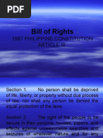 Bill of Rights: 1987 Philippine Constitution Article Iii