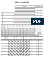 Cricket Score Sheet 3