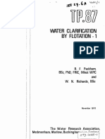 Water Clarification by Flotation - 1: R. F Packham, BSC, PHD, Fric, MLNST WPC and W. N. Richards BSC