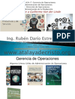 Gerencia de Operaciones - Unidad I - Conceptos Basicos