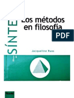 LosMetodosenFilosofia JaquelineRuss PDF