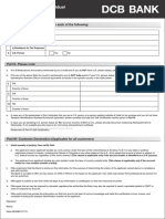 Self-Certification For Individual: FATCA/CRS Declaration Form