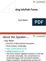 Integrating Info Path Forms