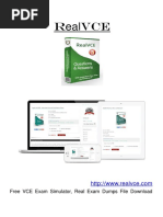 Realvce: Free Vce Exam Simulator, Real Exam Dumps File Download