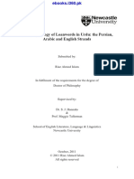 The Morphology of Loanwords in Urdu The Persian Arabic and English Strands