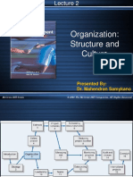 Organization: Structure and Culture: Presented By: Dr. Mahendran Samykano