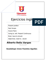 Ejercicios Ingles: Alberto Bello Vargas