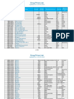 Drug Price List - 25-05-2016