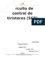 InformeCircuito de Control de Tiristores