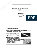 Aisladores Polimericos vs. Aisladores Ceramicos Unmsm PDF