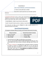 Money & Banking Tutorial 3 PDF