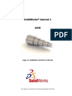 Solidworks Tutorial 1 Voor Lager en Middelbaar Technisch Onderwijs 2014