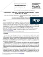 Comparison of Numerical Investigation On Airfoil and Flat Louvers On The Air Duct Intake