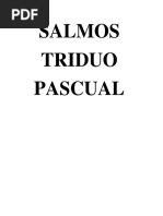 Salmos Triduo Pascual