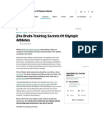 Brain Training Secrets of Olymic Athletes