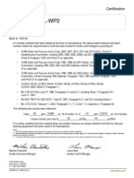 Spotcheck, SKL-WP2: Certification