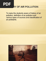 History of Air Pollution