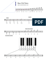 Worksheet 0002 Bass Clef Notes