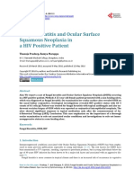 Fungal Keratitis and Ocular Surface Squamous Neoplasia in A HIV Positive Patient