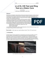 EL CID Test and Ring Flux Test On A Stator Core PDF