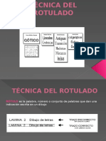 Cuarta Clase Tecnica de Rotulado