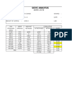 Sieve Analysis: ASTM C.33-78