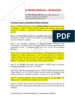 175 Dicas Direito Eleitoral e Questões - Prof Bruno Oliveira