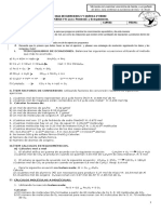 GUIA DE EJERCICIOS N°1 QCA 2 Medio - Equilibrio Quimico y Estequiometria