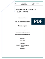 Informe 2 LAB2 Instalaciones y Maquinas Electricas (Mejorado)