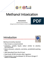 Intoxication Methanol