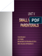 Small Volume Parenterals