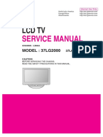 LG 37LG2000 LCD TV Service Manual