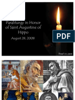 Paraliturgy in Honor of Saint Augustine of Hippo